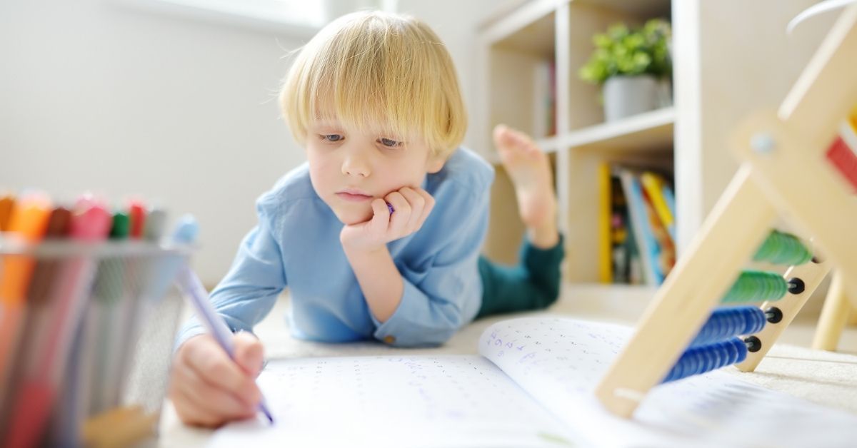 Bambino con disgrafia