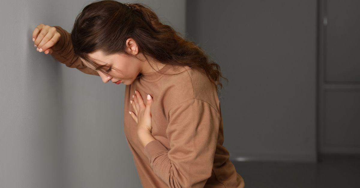 Mancanza di respiro per attacco di panico
