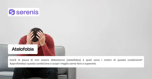Atelofobia significato. 