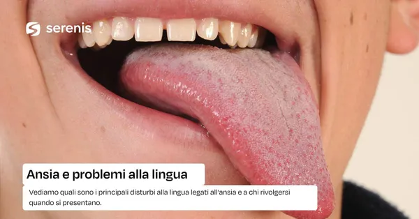 ansia e problemi alla lingua