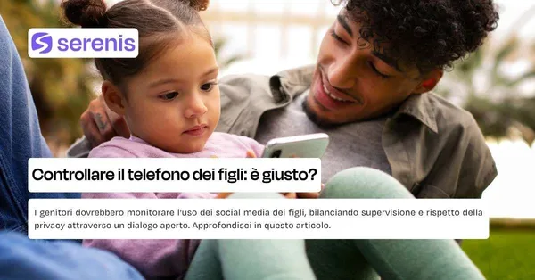 Controllare il telefono ai figli.