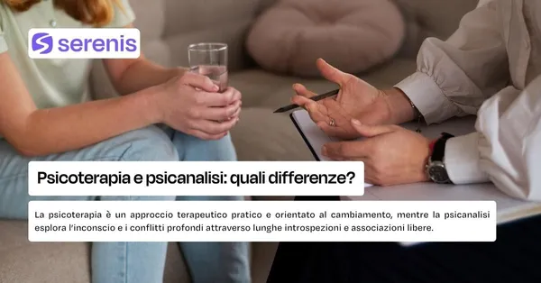 Differenza tra psicoterapia e psicanalisi