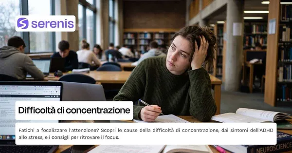 Difficoltà di concentrazione