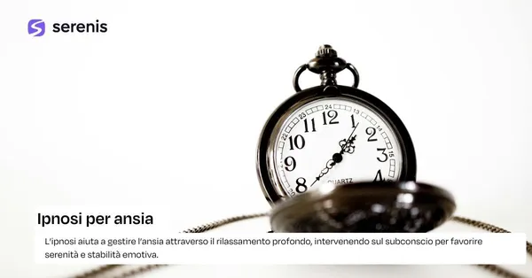 Ipnosi per ansia