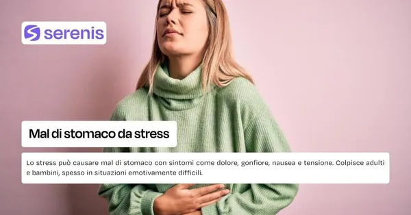 Mal di stomaco da stress