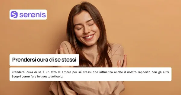 Prendersi cura di sé stessi