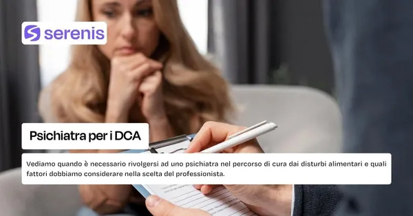 Psichiatra per i disturbi alimentari o DCA