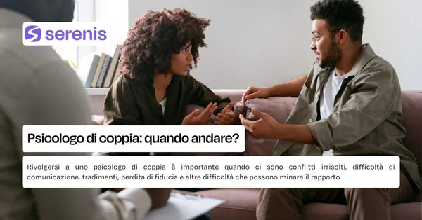 Psicologo di coppia quando andare