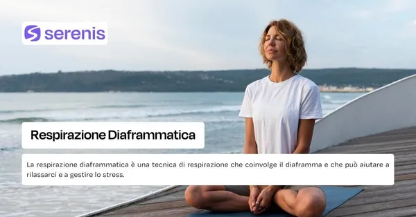 La respirazione diaframmatica.
