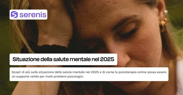 Situazione salute mentale 2025