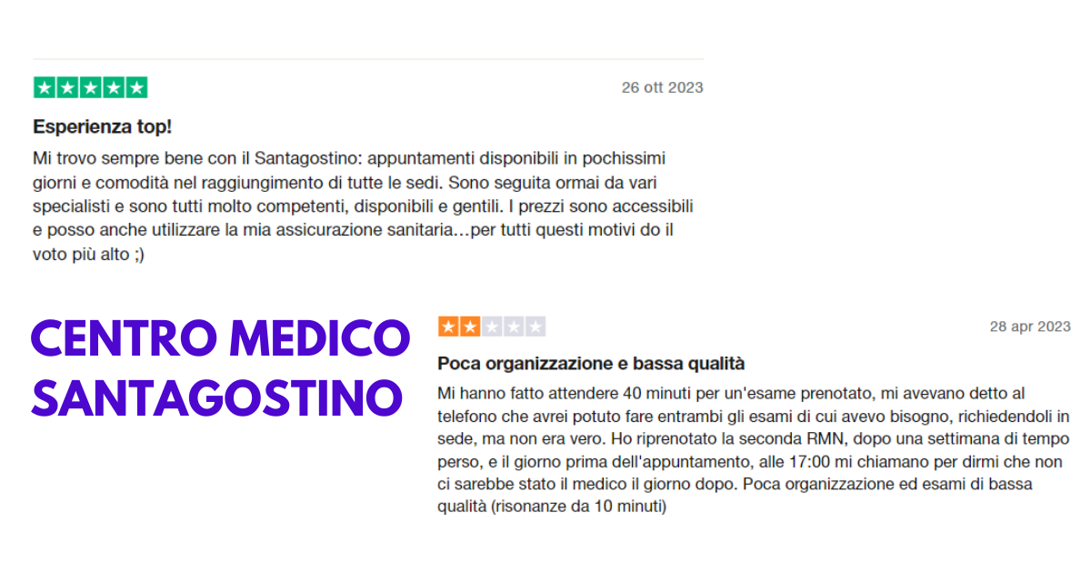 Recensione centro medico santagostino