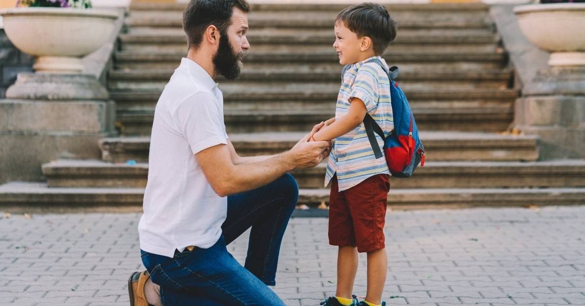 Padre in un in un percorso di sostegno alla genitorialità