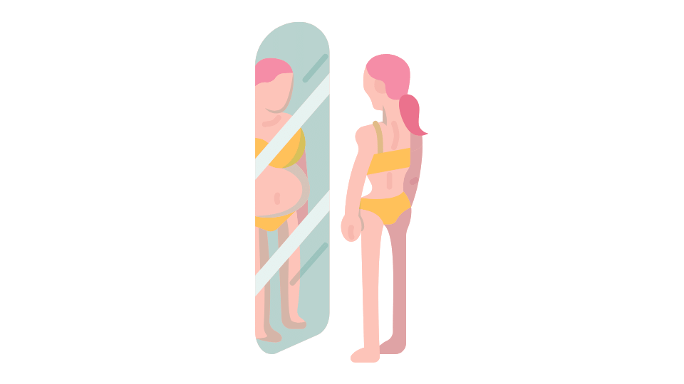 immagine del corpo in anoressia e bulimia
